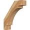 Ekena Millwork 6"W x 22"D x 26"H Merced Rough Sawn Knee Brace, Western Red Cedar BRC06X22X26MRC00RWR - alternate 1